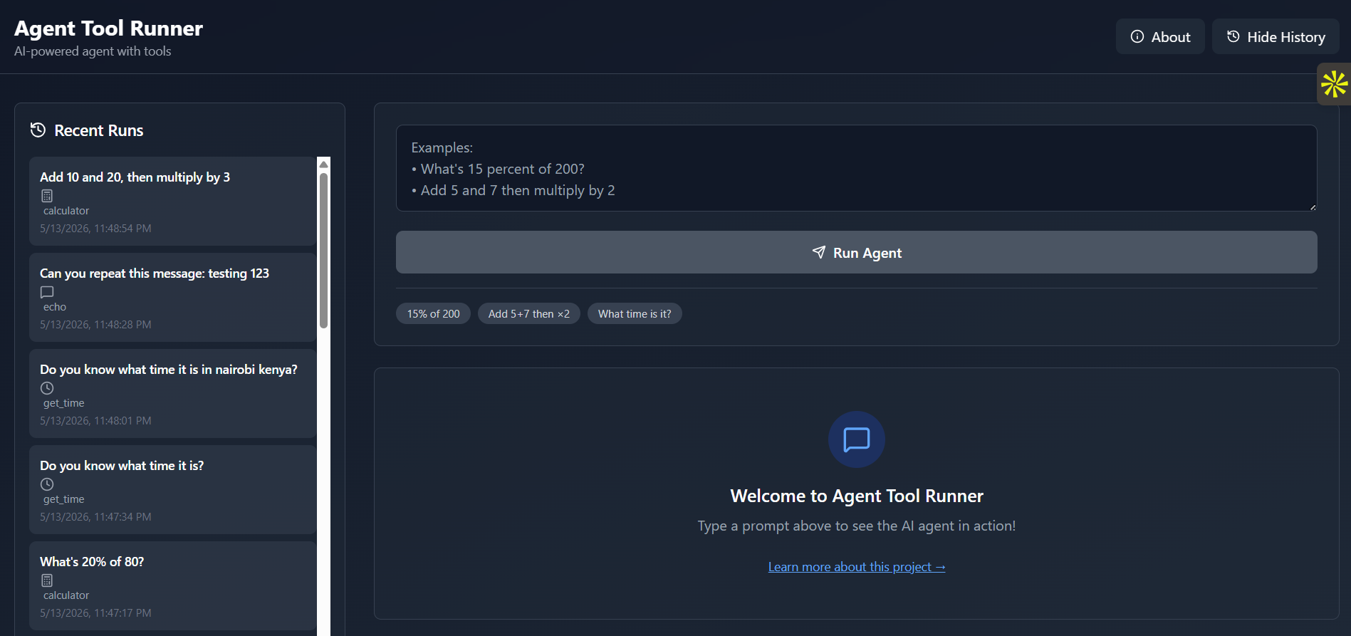 Agent Tool Runner